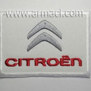 citroen logo nakış arma yama etiket patches