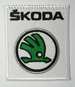 skoda logo nakış arma peç brove yama patches etiket oto arma