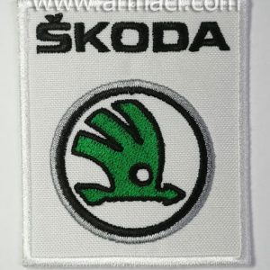 skoda logo nakış arma peç brove yama patches etiket oto arma