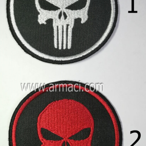 kuru kafa punisher Logo Nakış Arma Yama Patch