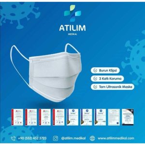 Atılım Cerrahi maske Full utrasonik 50 li