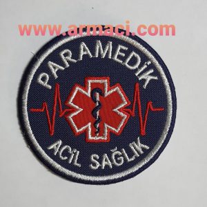 Paramedic Logo Nakış Arma Patch Logo yama