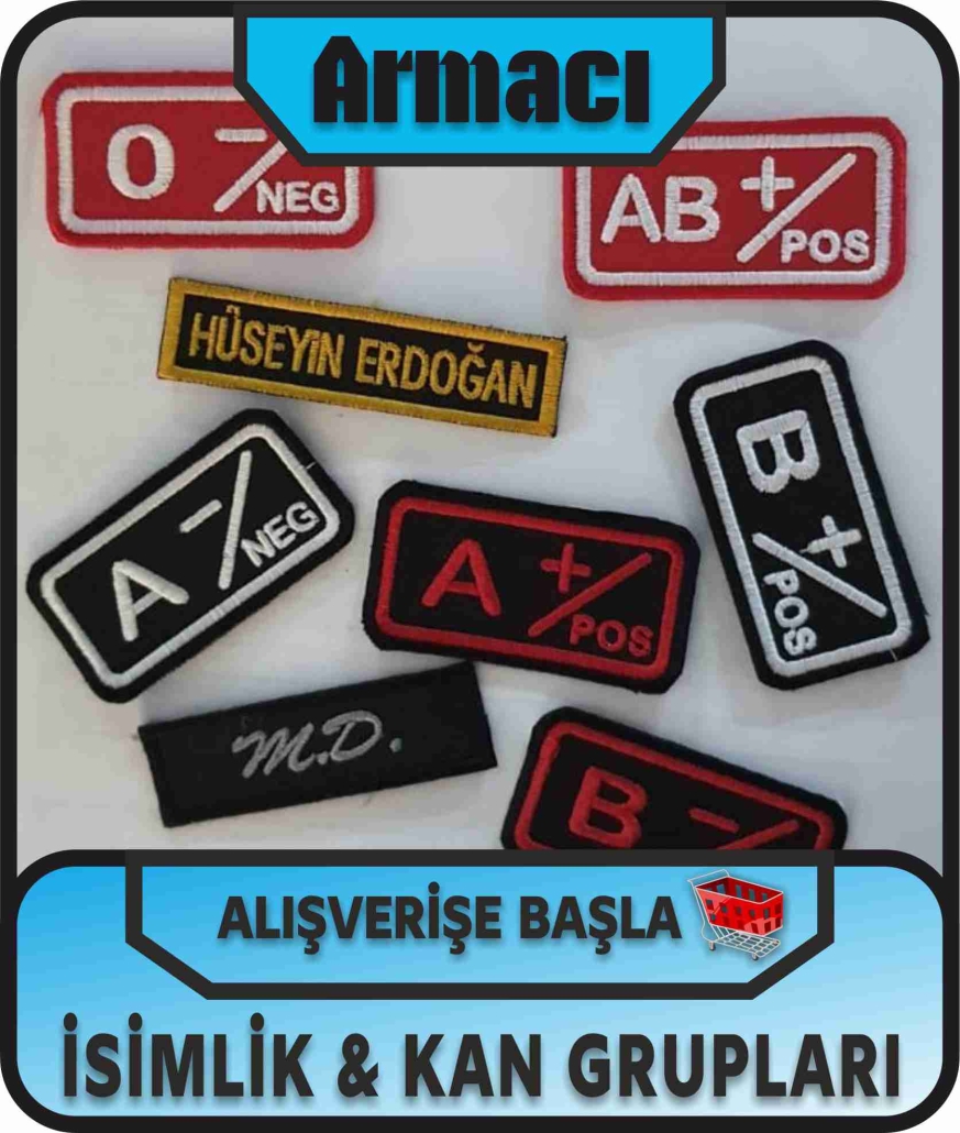 Nakış Arma İsimlik Kan Grubu